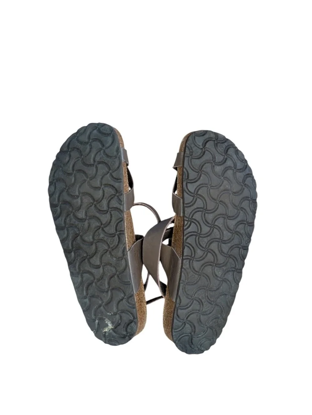 Birkenstock Yara Oiled Leather Ankle Strap Sandals toe loop Brown Size 42/ 11.5